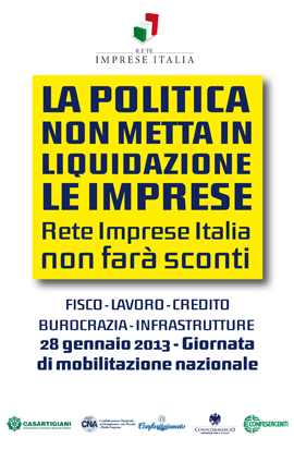 Featured image for “Giornata di Mobilitazione delle imprese – 28 gennaio 2013”