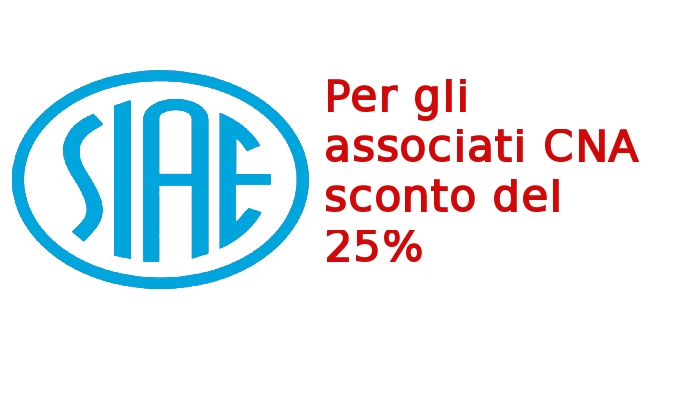 Featured image for “Musica d’Ambiente: sconto del 25% per i Soci CNA sulle tariffe SIAE 2016”