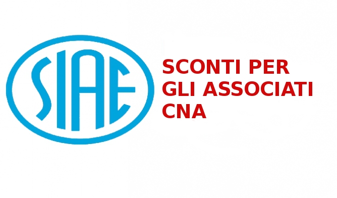 Featured image for “Convenzione CNA e Siae: tariffe agevolate per gli associati”