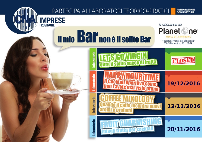 Featured image for “Il mio BAR non è il solito BAR. Formazione per il settore alimentare”