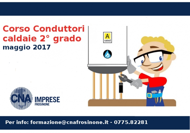 Featured image for “Corso Conduttori caldaie – 2° grado. Maggio 2017”