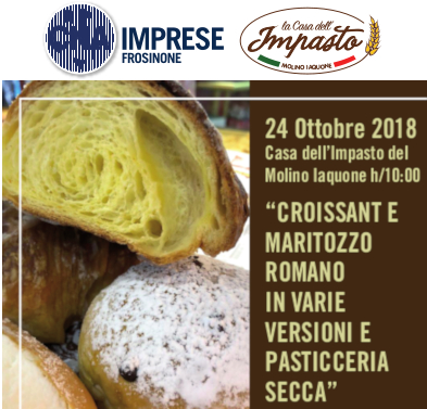 Featured image for “Corso Pasticceria – Croissant e maritozzo romano in varie versioni e Pasticceria secca.”