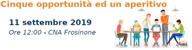 Featured image for “Cinque opportunità ed un aperitivo!”