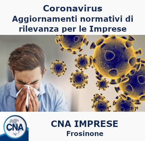 Featured image for “Importanti aggiornamenti normativi su Coronavirus di rilevanza per le Imprese”