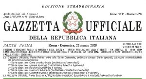 Featured image for “Coronavirus – Chiarimenti DPCM 22 marzo 2020, lista delle attività NON sospese e nuovo modello di autocertificazione spostamenti”