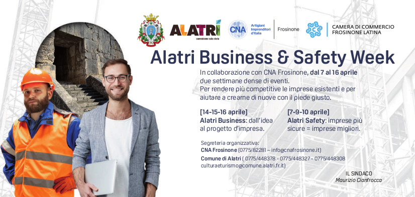 Featured image for “Alatri Business & Safety Week: un’occasione per imprese e cittadini”