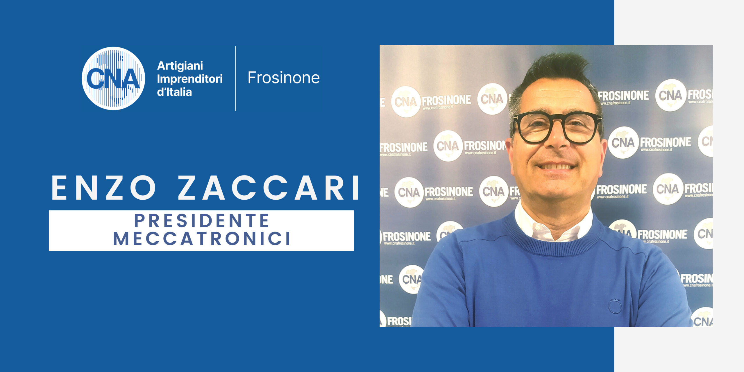 Featured image for “Enzo Zaccari è il nuovo Presidente dei Meccatronici CNA Frosinone”
