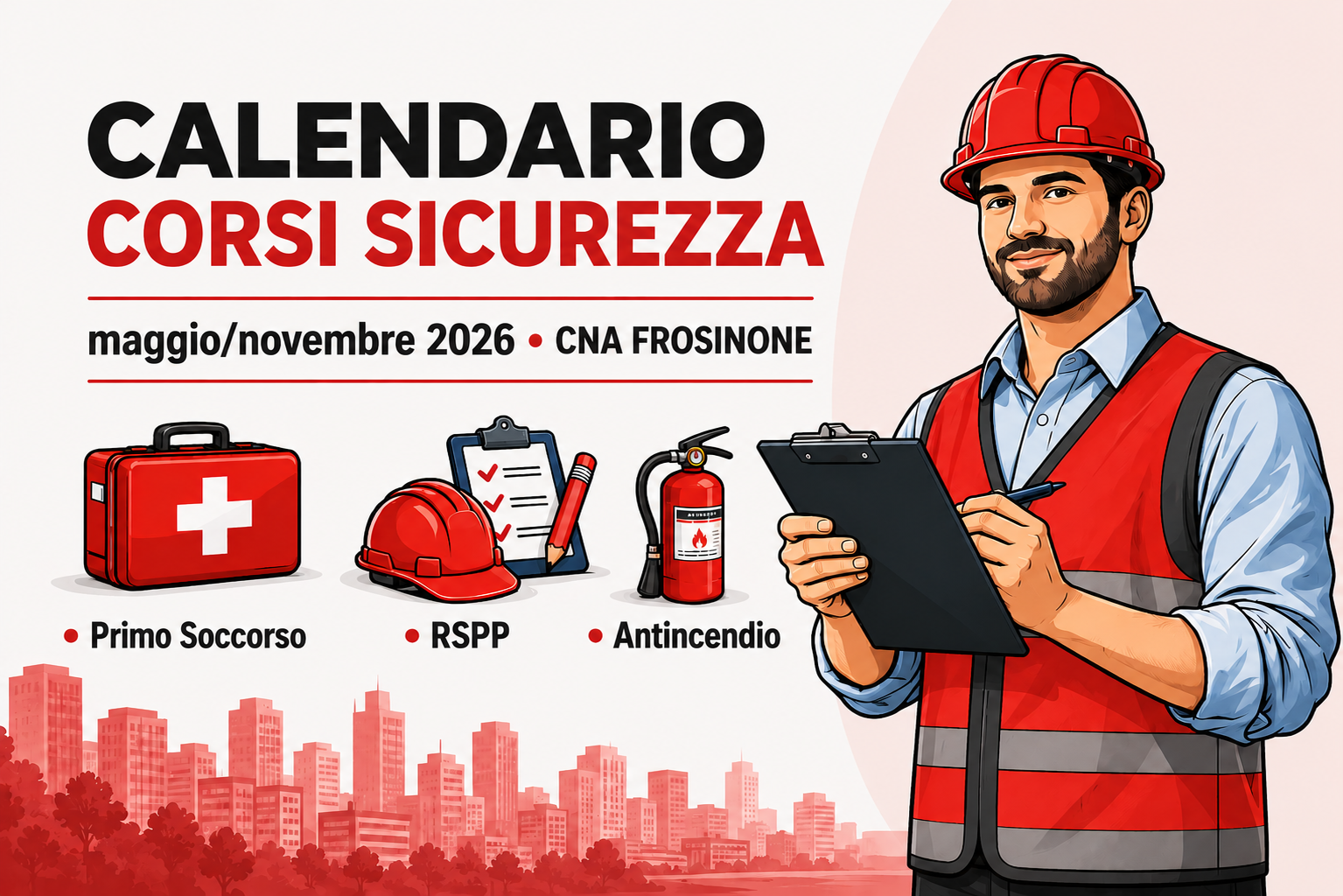 Featured image for “Calendario Corsi Sicurezza sul Lavoro – maggio/novembre 2026”