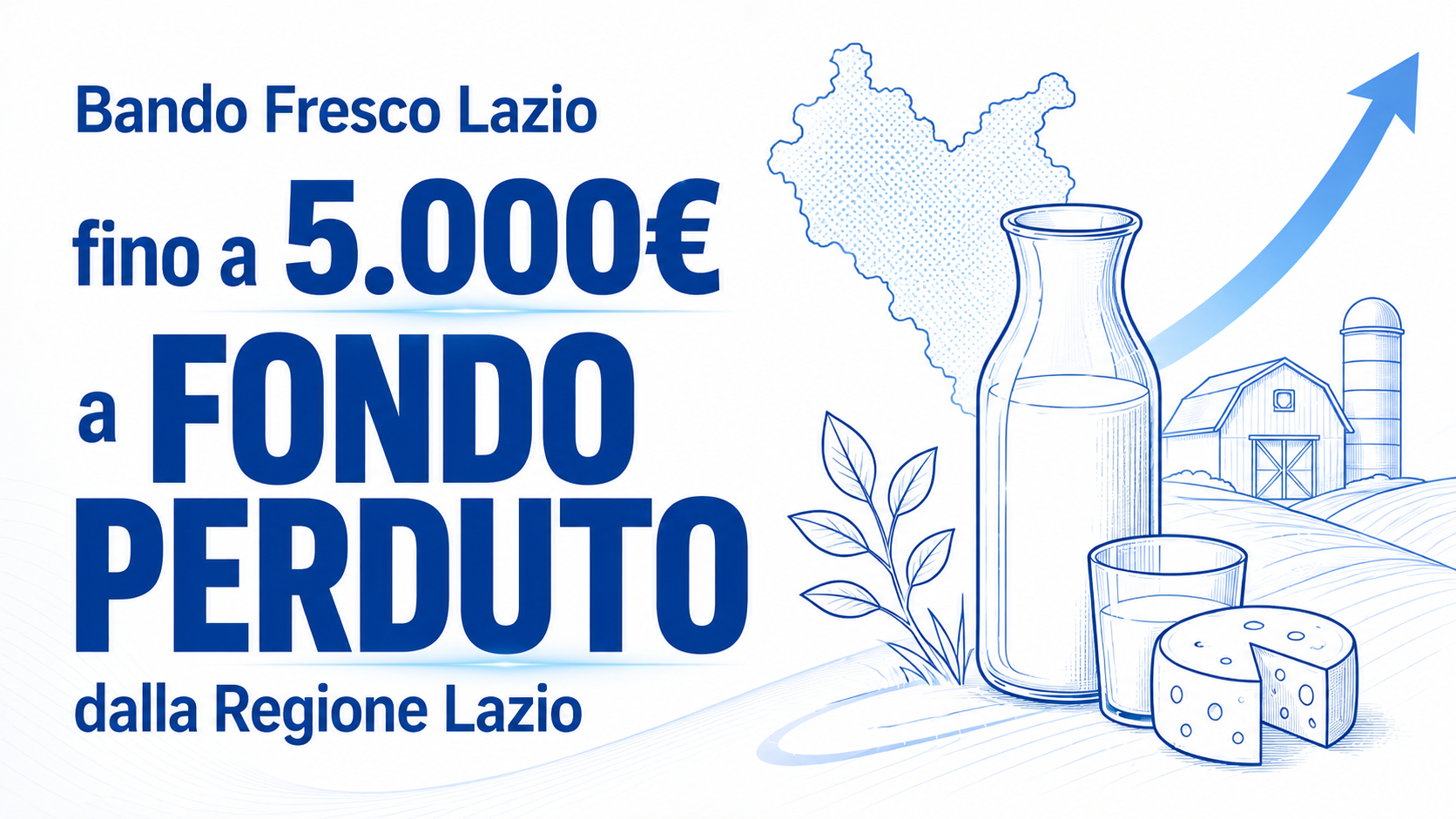 Featured image for “Bando Fresco Lazio: contributo fino al 50% per l’acquisto di latte fresco vaccino”