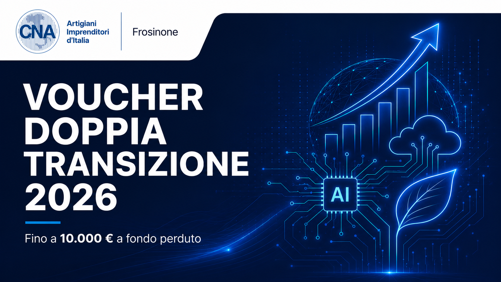 Featured image for “Voucher Doppia Transizione 2026: fino a 10.000 euro a fondo perduto”